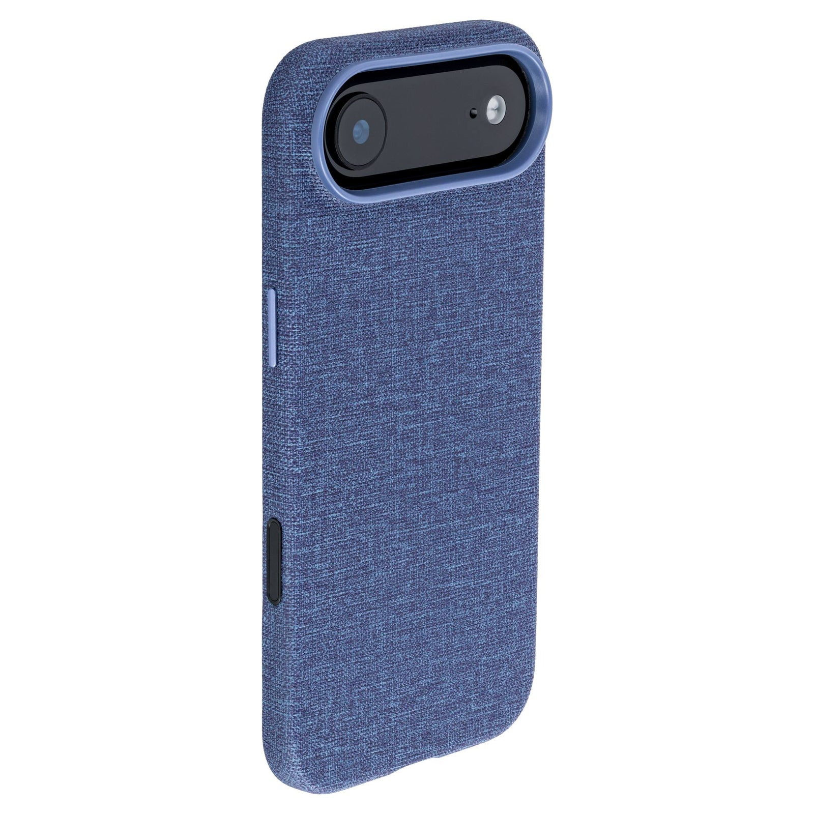iphone 17 air vegan leather slim grip case in blue from dockem