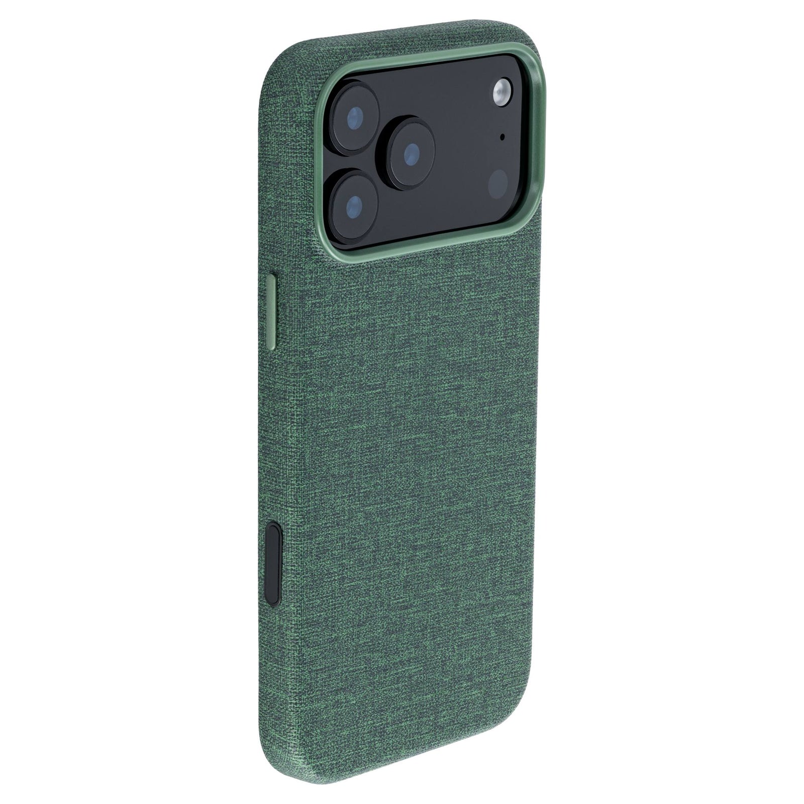 iphone 17 pro max vegan leather slim grip case in green from dockem