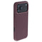 MSVL Slim Vegan Leather Case for iPhone 17 Pro Max - Burgundy
