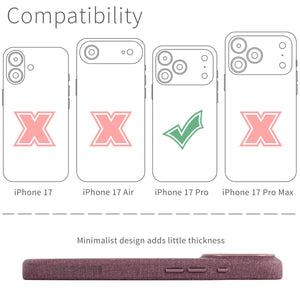 msvl case compatibility with iphone 17 pro