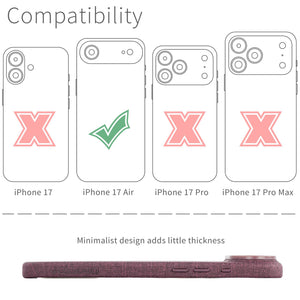msvl case compatibility with iphone 17 air