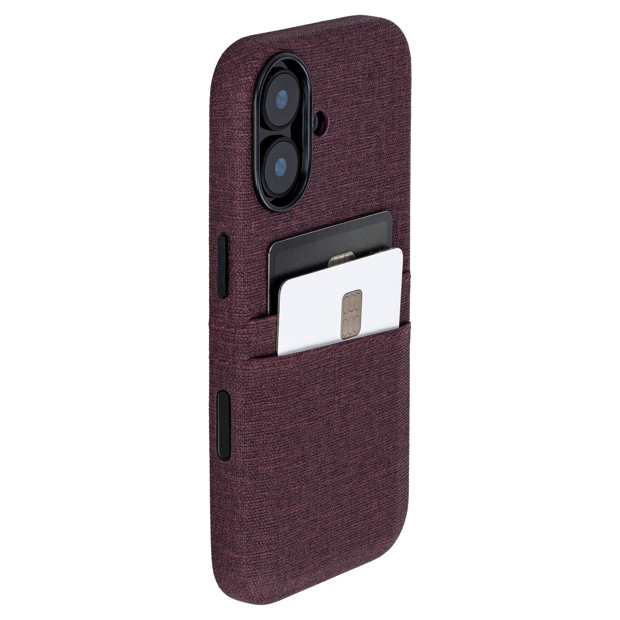 luxe m2 case for iphone 17 with 2 card holder slots