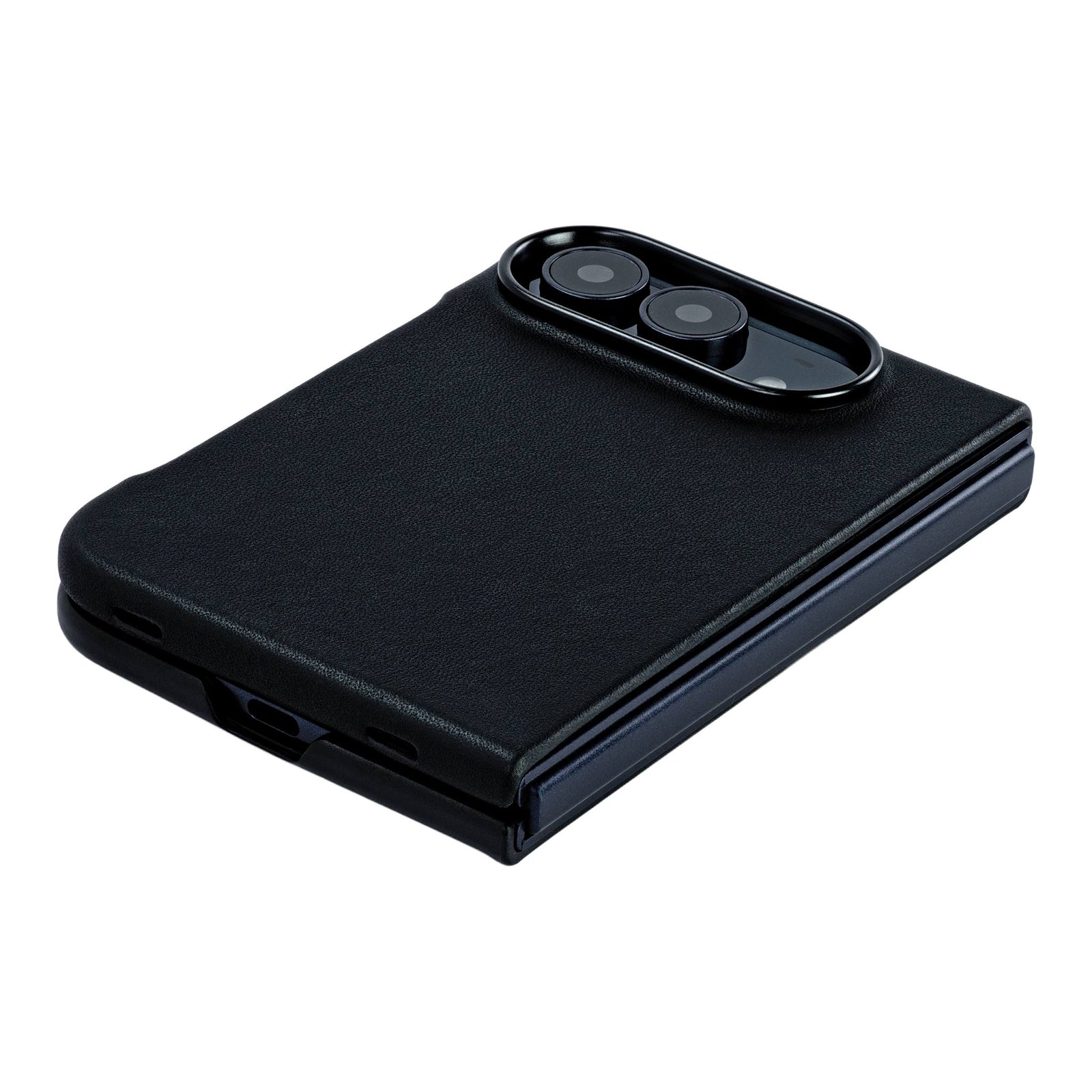 Slim Genuine Leather Case for iPhone Duo - Black - MSGL