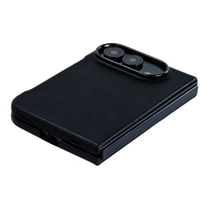 Slim Genuine Leather Case for iPhone Duo - Black - MSGL