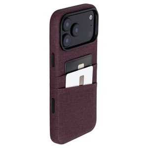 luxe m2 case for iphone 17 pro max with 2 card holder slots
