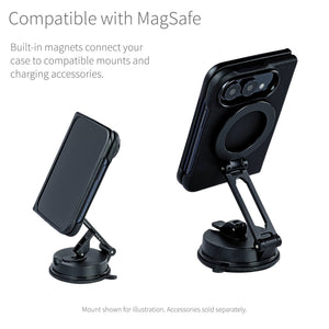 Slim Genuine Leather Case for iPhone Duo - Black - MSGL
