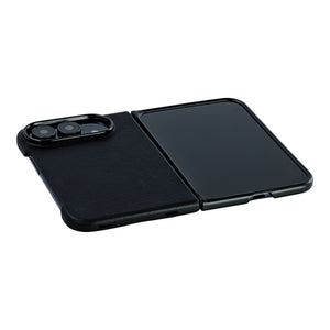 Slim Genuine Leather Case for iPhone Duo - Black - MSGL