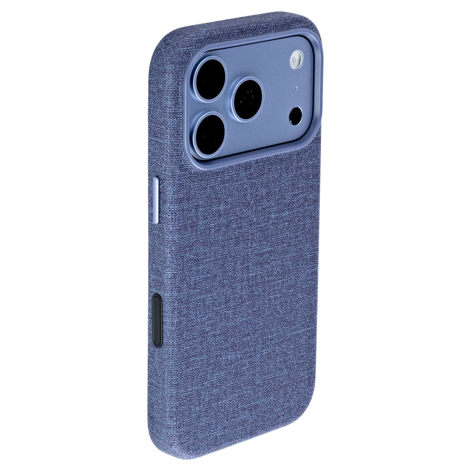 MSVL Slim Vegan Leather Case for iPhone 18 Pro - Blue