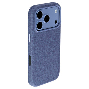 MSVL Slim Vegan Leather Case for iPhone 18 Pro - Blue