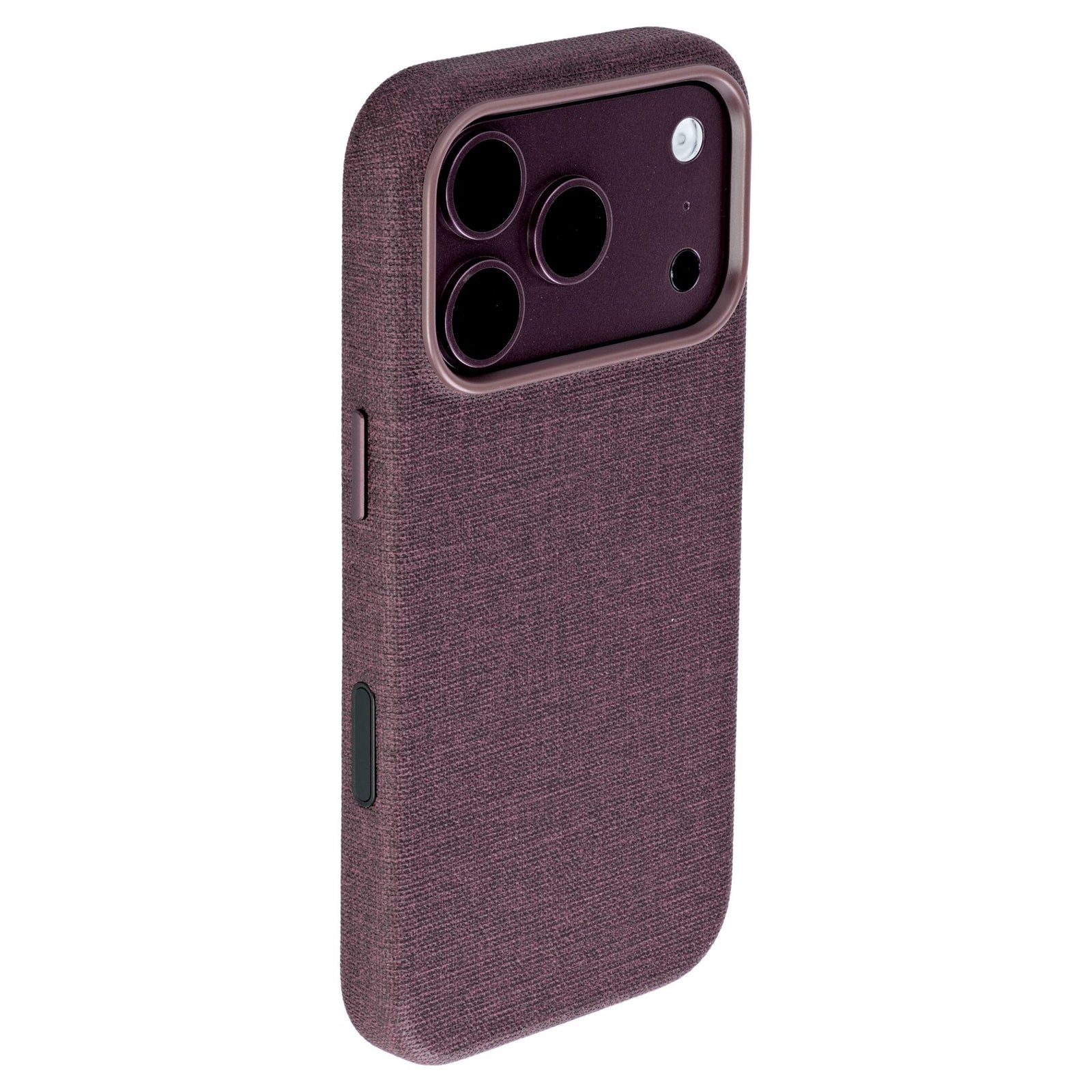 MSVL Slim Vegan Leather Case for iPhone 18 Pro - Burgundy