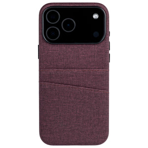 strait on shot showing texture in faux leather of exec case