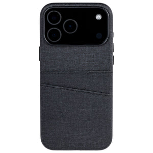 strait on shot showing texture in faux leather of exec case