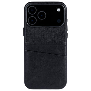 strait on shot showing texture in faux leather of exec case