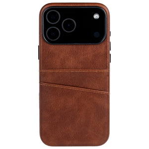 strait on shot showing texture in faux leather of exec case