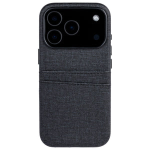 strait on shot showing texture in faux leather of exec case