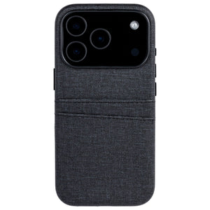 strait on shot showing texture in faux leather of exec case