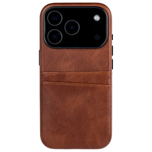 M2 Exec Card Case for iPhone 17 Pro - Brown
