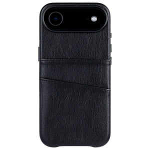 strait on shot showing texture in faux leather of exec case