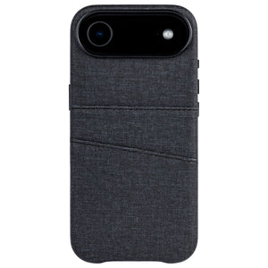 strait on shot showing texture in faux leather of exec case