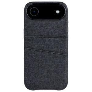 strait on shot showing texture in faux leather of exec case