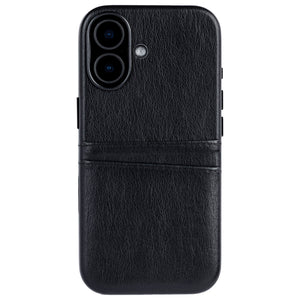 strait on shot showing texture in faux leather of exec case