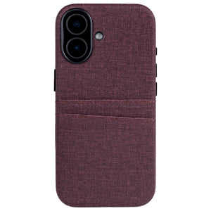 strait on shot showing texture in faux leather of exec case