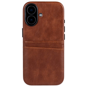 strait on shot showing texture in faux leather of exec case