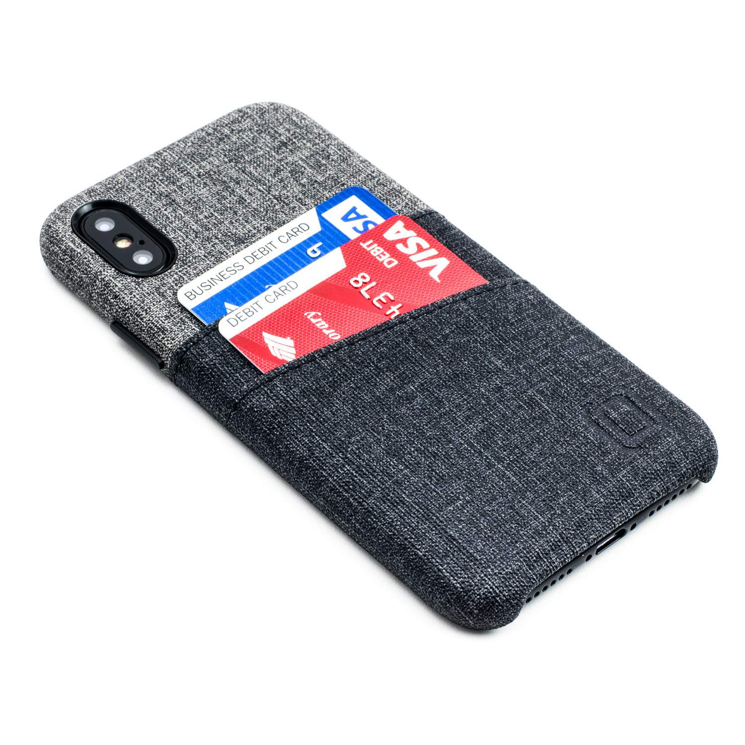 iPhone X/XS Luxe M2 Wallet Case [Black/Grey]