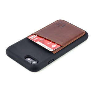 iPhone SE 3, SE 2, 8/7 Virtuosa M2L Card Case [Black/Brown]
