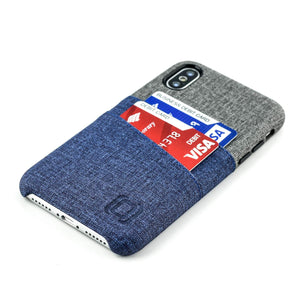 iPhone X/XS Luxe M2 Wallet Case [Blue/Grey]
