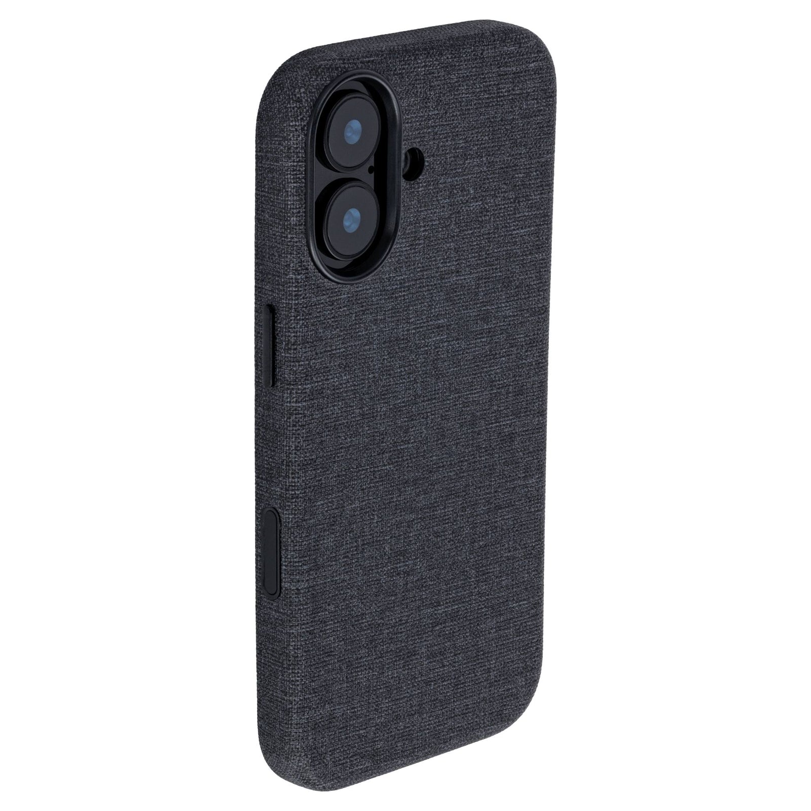 iphone 17 vegan leather slim grip case in black from dockem
