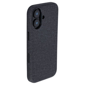 iphone 17 vegan leather slim grip case in black from dockem
