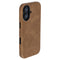 MSVL Slim Vegan Leather Case for iPhone 17 - Light Brown