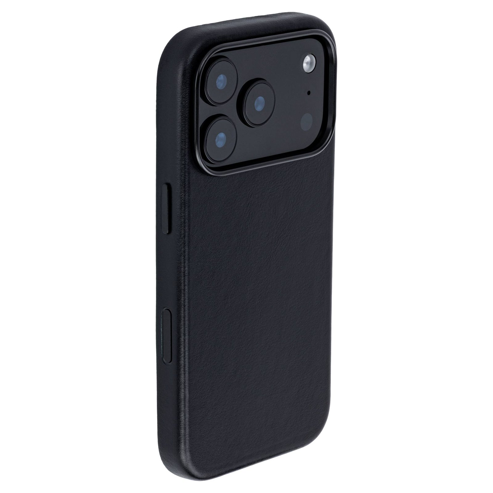 genuine leather slim case for iphone 17 Pro metal camera ring and buttons