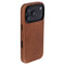 Slim Genuine Leather Case for iPhone 17 Pro - Brown - MSGL