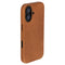 Slim Genuine Leather Case for iPhone 17 - Light Brown - MSGL