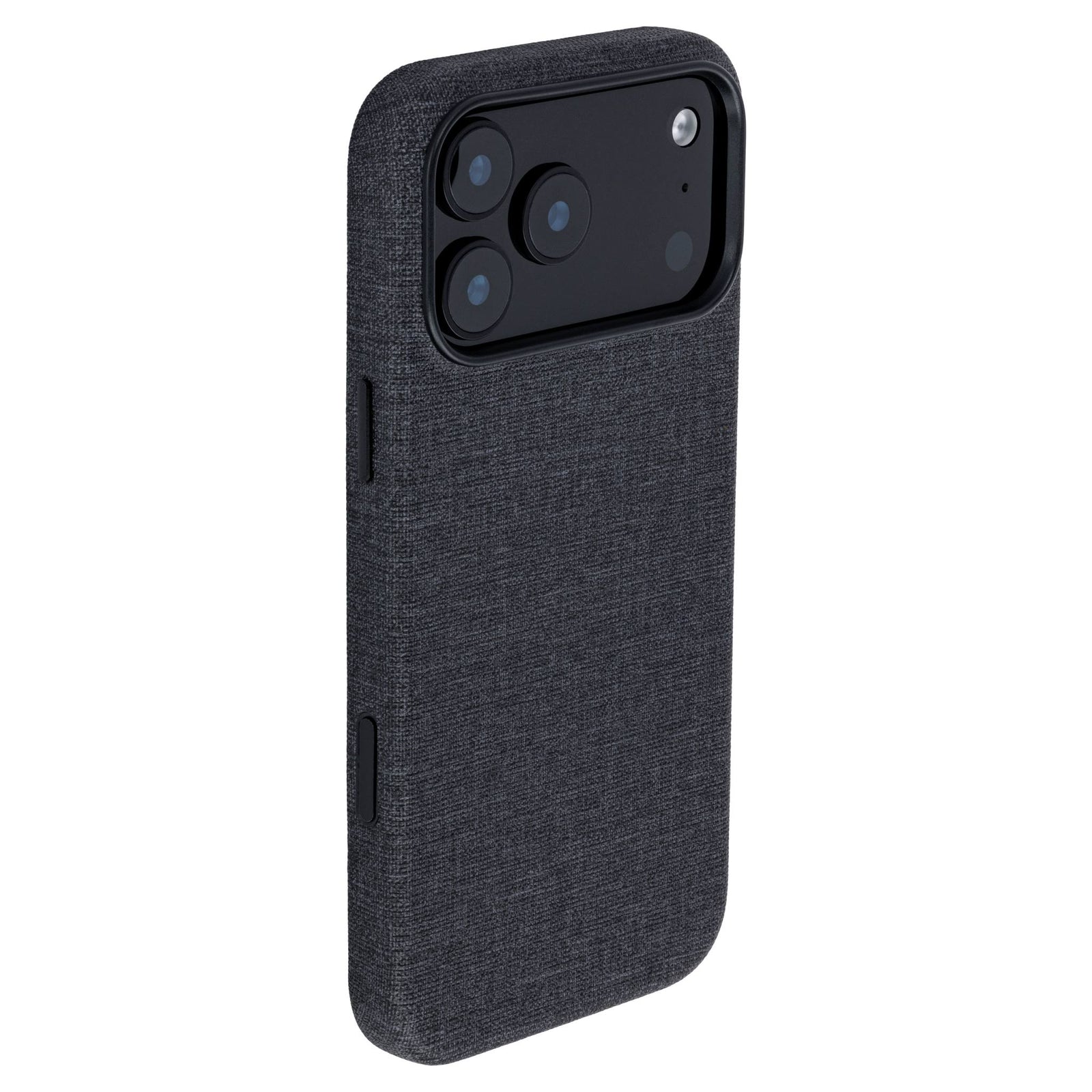iphone 17 pro max vegan leather slim grip case in black from dockem