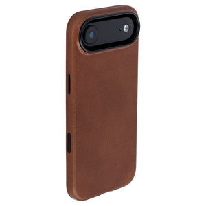 genuine leather slim case for iphone 17 Air metal camera ring and buttons
