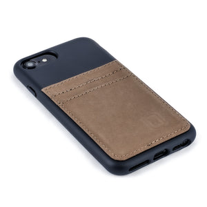 iPhone SE 3, SE 2, 8/7 Bio M2B Wallet Case [Black/Tan]