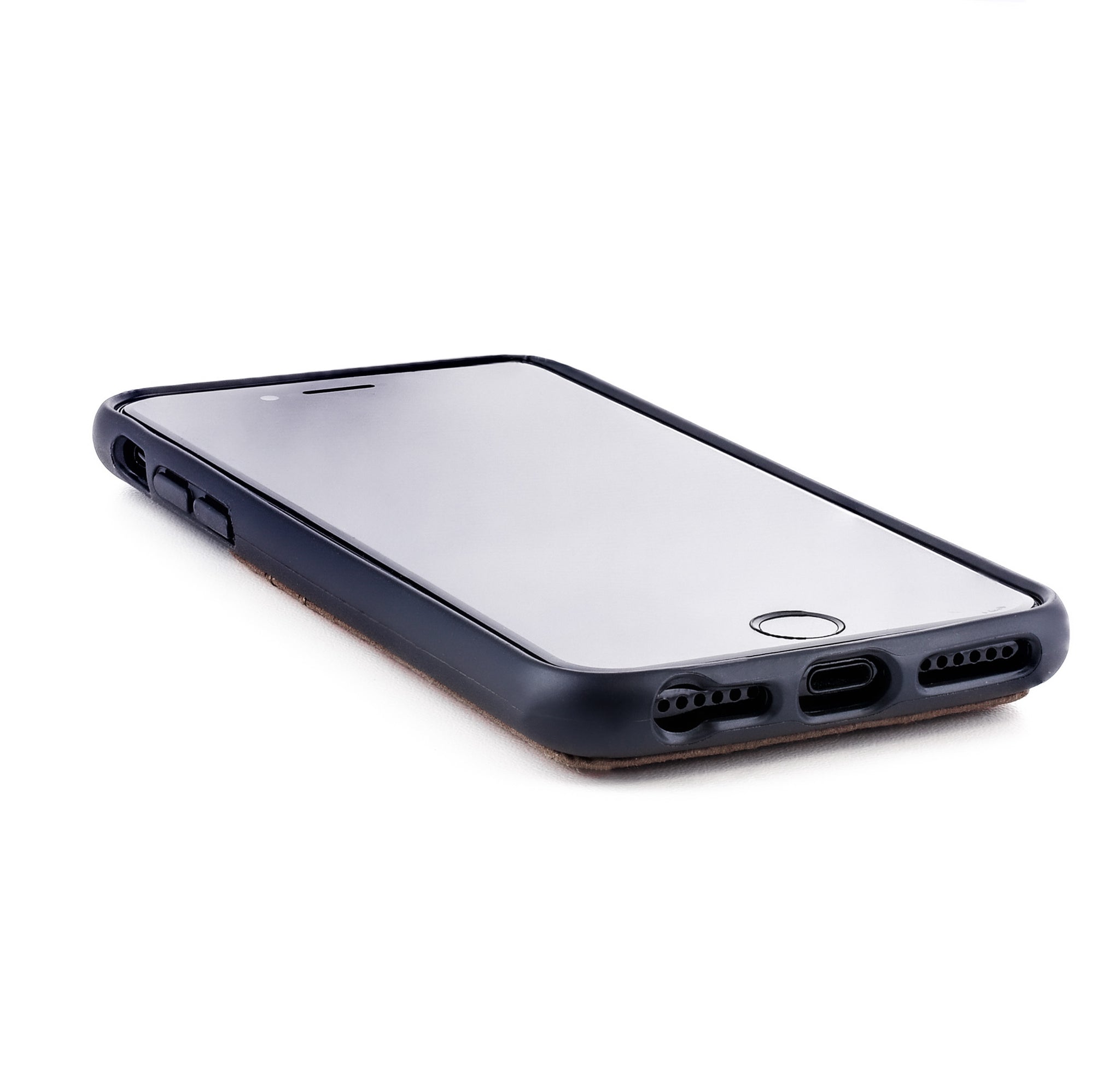 iPhone SE 3, SE 2, 8/7 Bio M2B Wallet Case [Black/Tan]