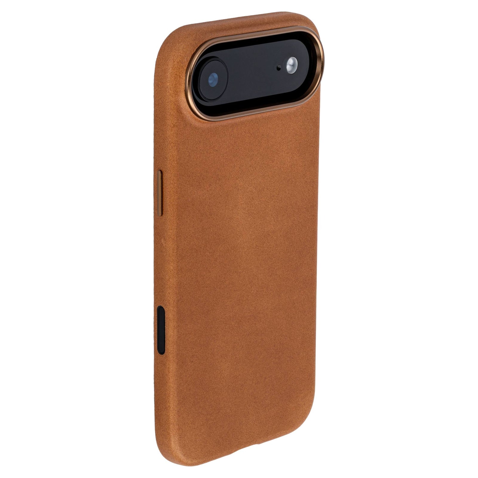 genuine leather slim case for iphone 17 Air metal camera ring and buttons