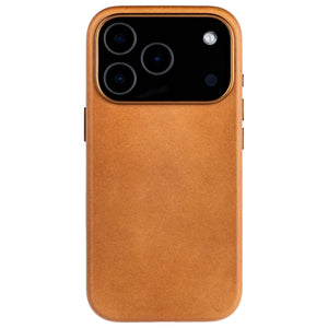 photo showing oil-waxed leather color for msgl genuine leather case