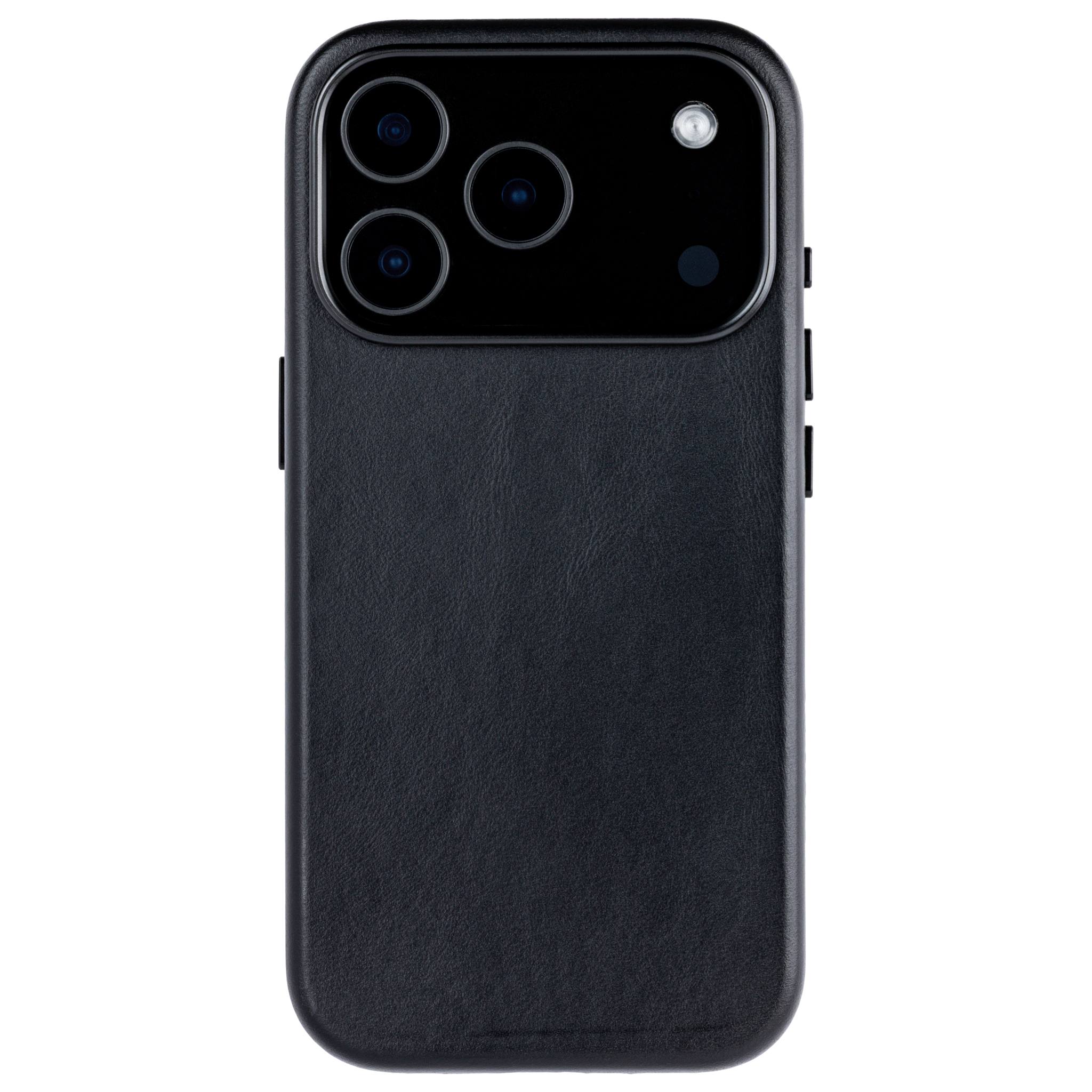 Mobiskin Case For IPhone 17 PRO (6.3 Inches), Mobile Phone Case With Coated Leather, Flip Case Compatible With MagSafe, Protective Case, Mobile Phone Pocket, Slim Cover, Thin, Black