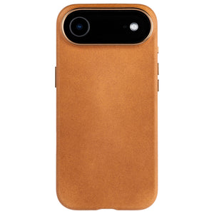 photo showing oil-waxed leather color for msgl genuine leather case