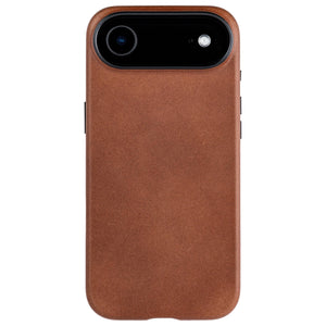 photo showing oil-waxed leather color for msgl genuine leather case