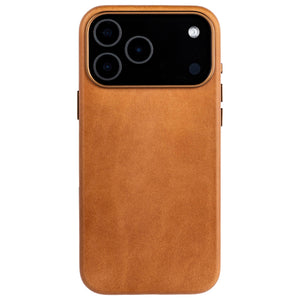 photo showing oil-waxed leather color for msgl genuine leather case