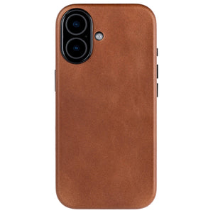 photo showing oil-waxed leather color for msgl genuine leather case