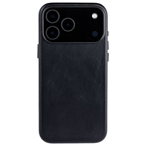 photo showing oil-waxed leather color for msgl genuine leather case