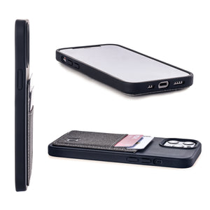iPhone 12 Pro Max Luxe M2T Wallet Case [Black/Grey]
