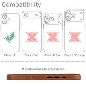 compatibility of the msgl leather case with iphone 17 (6.1 inch)